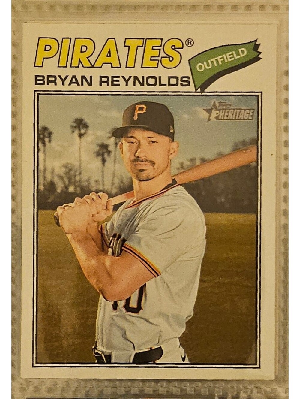 2026 Topps Heritage #173 Bryan Reynolds - Pirates - Picture 1 of 2